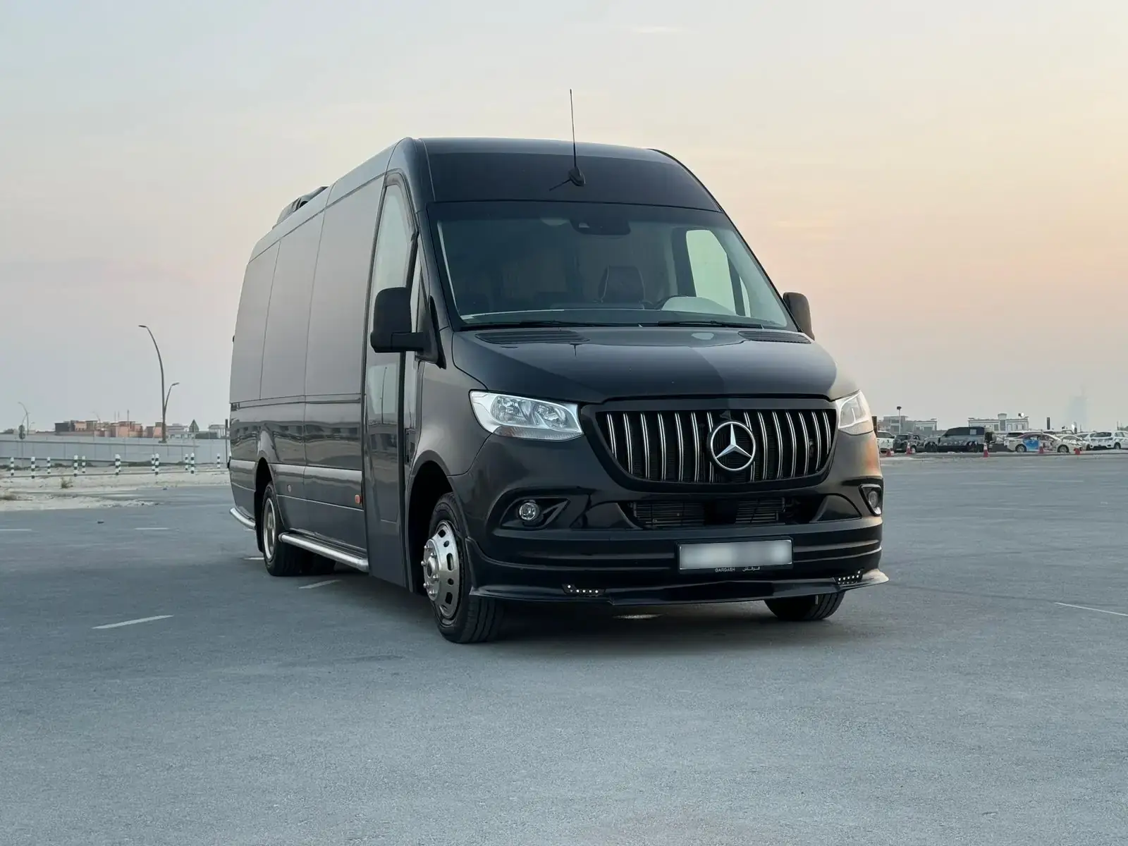 Mercedes Sprinter VIP luxury interior Dubai - starlight ceiling executive van UAE