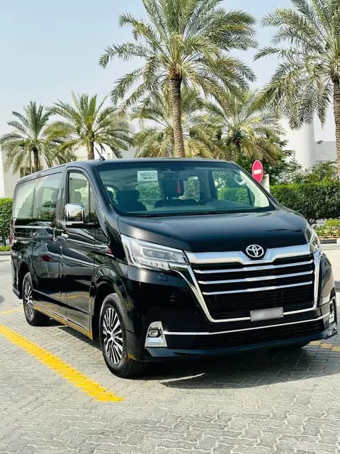 Toyota Granvia Van 7 Pax chauffeur hire Dubai Abu Dhabi Sharjah