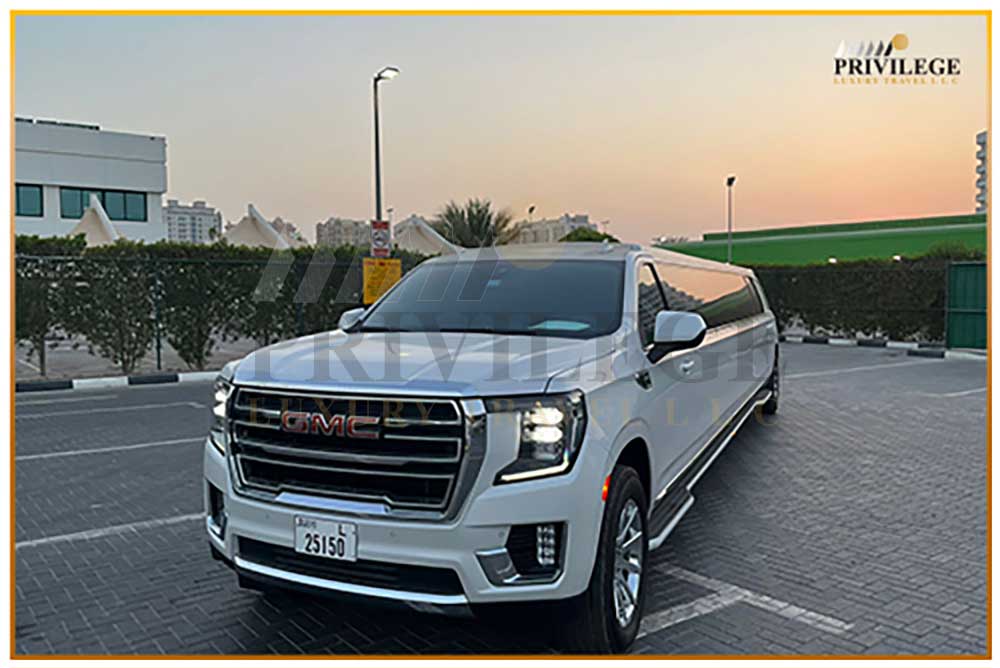 GMC Yukon Limousine - Chauffeur Driven Car in Dubai, UAE