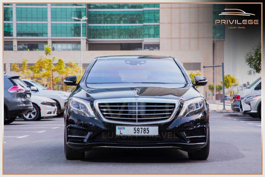 mercedes s class chauffeur in dubai